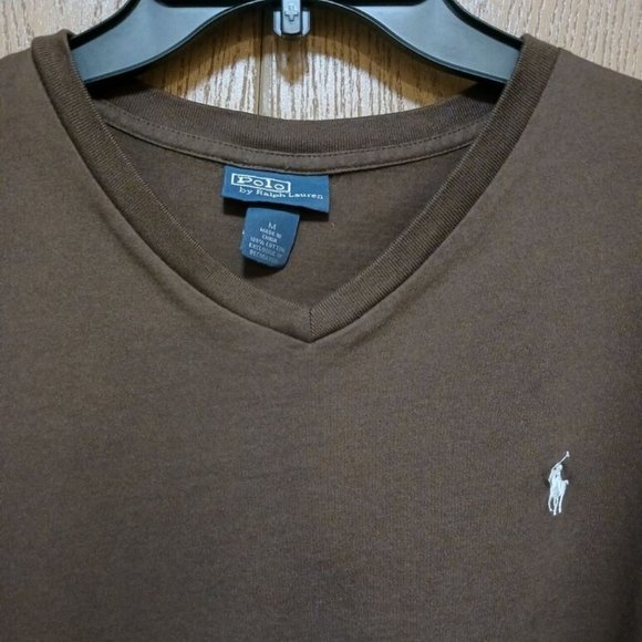 2 Polo (Ralph Lauren) T shirts (Brown/Green)-(Size M)-(Pre-owned)-$30.00 - Picture 4 of 8